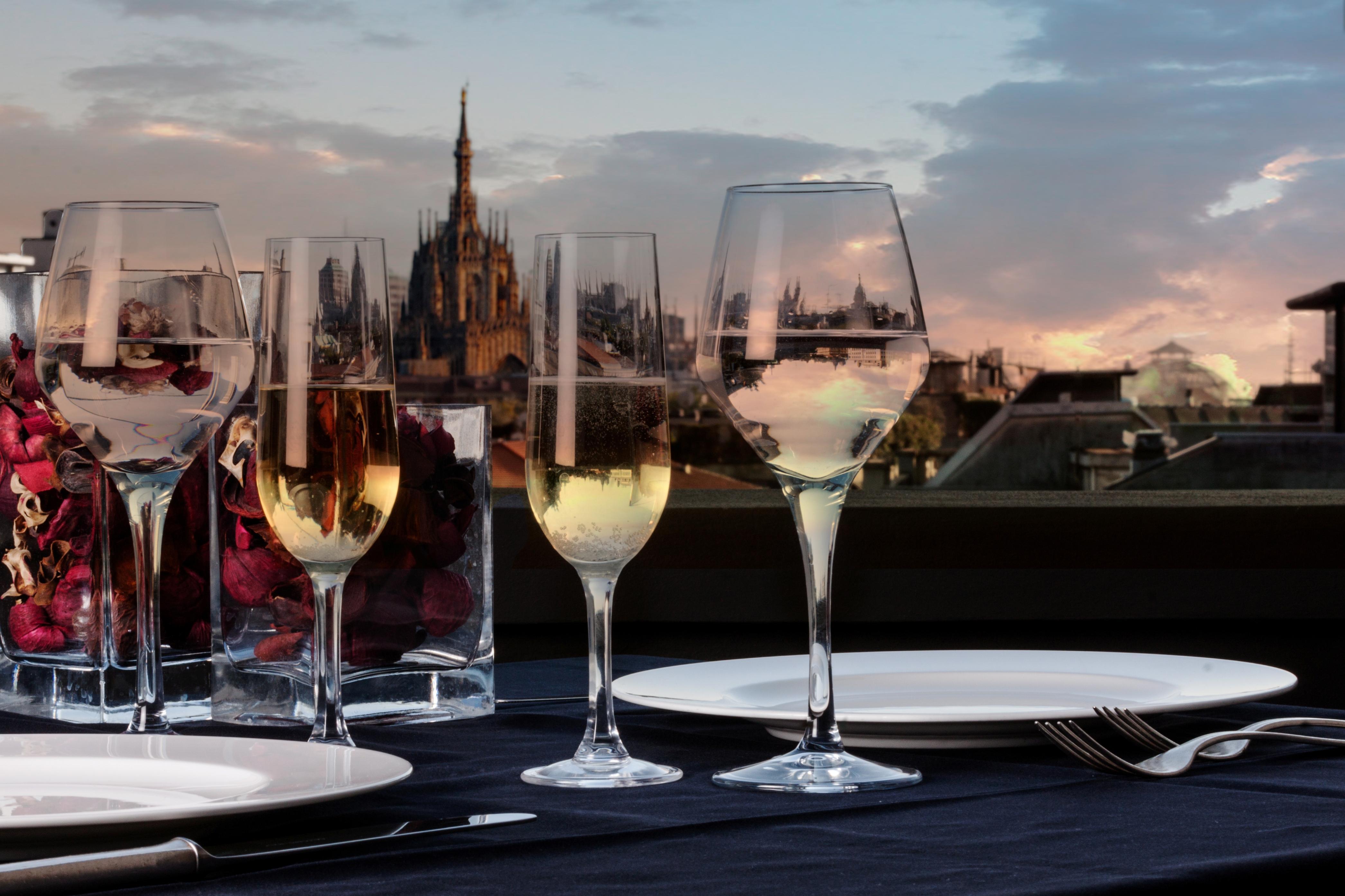 Hotel Manin Milano Restoran fotoğraf