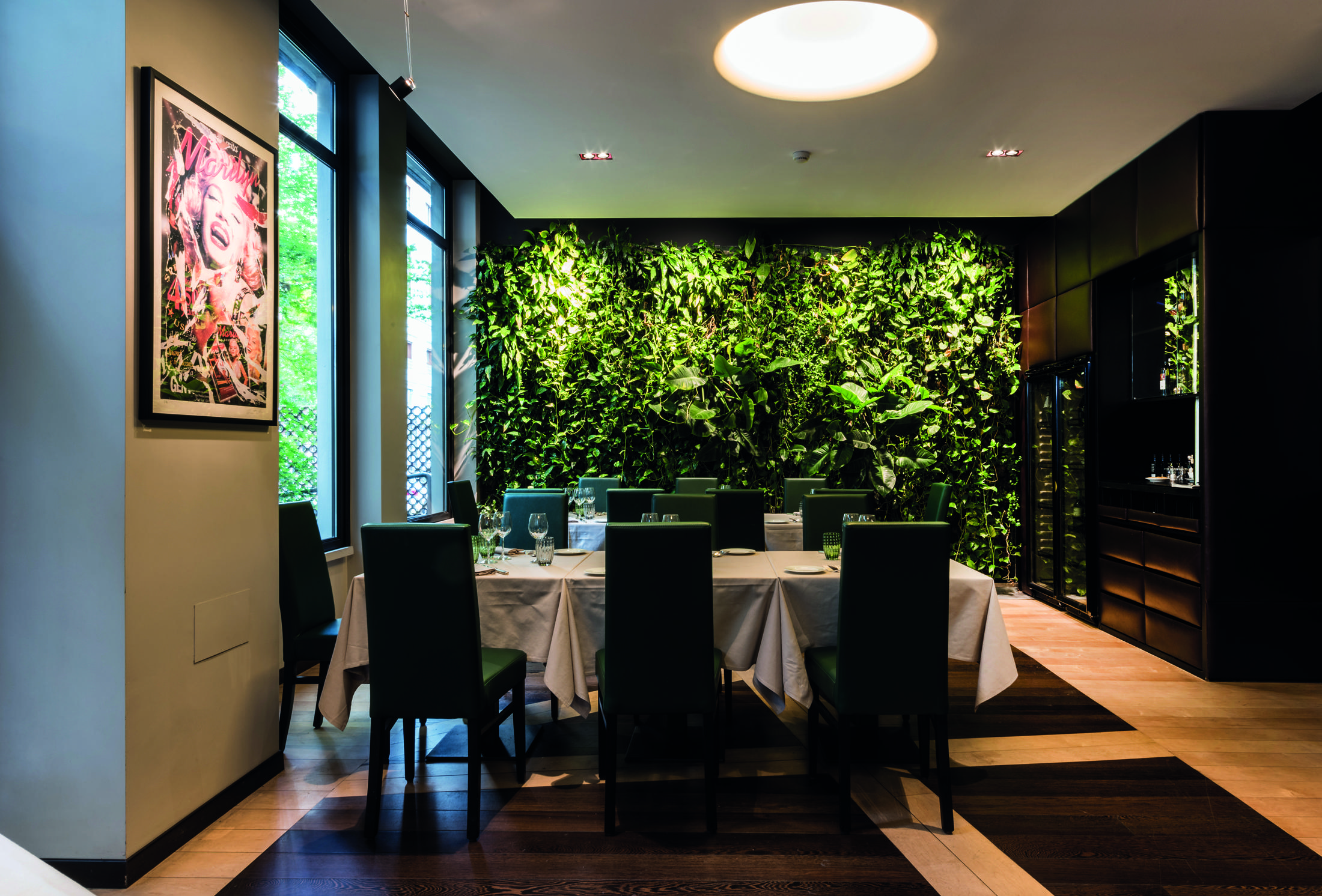 Hotel Manin Milano Restoran fotoğraf