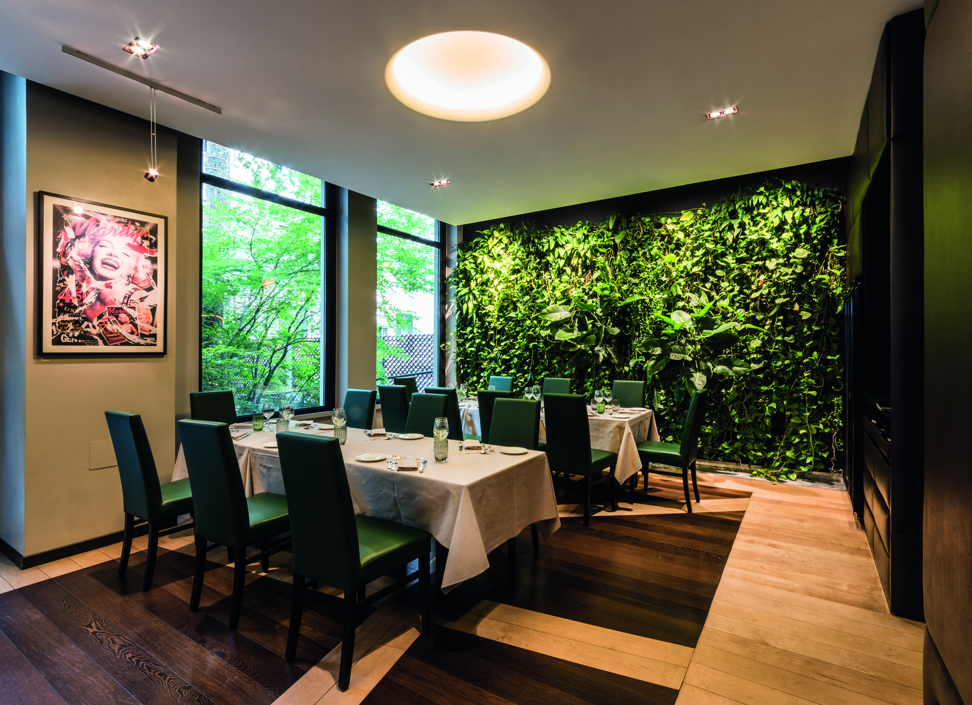 Hotel Manin Milano Restoran fotoğraf